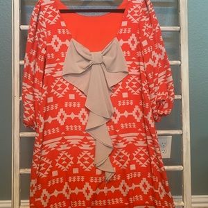 Takara (Boutique) Dress SZ L with Bow in Back